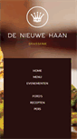 Mobile Screenshot of denieuwehaan.be